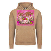 Vintage Coffee pigs Vintage Hoodie - TumblerDesignByShophia