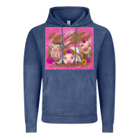 Vintage Denim pigs Vintage Hoodie - TumblerDesignByShophia
