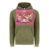 Vintage Olive pigs Vintage Hoodie - TumblerDesignByShophia