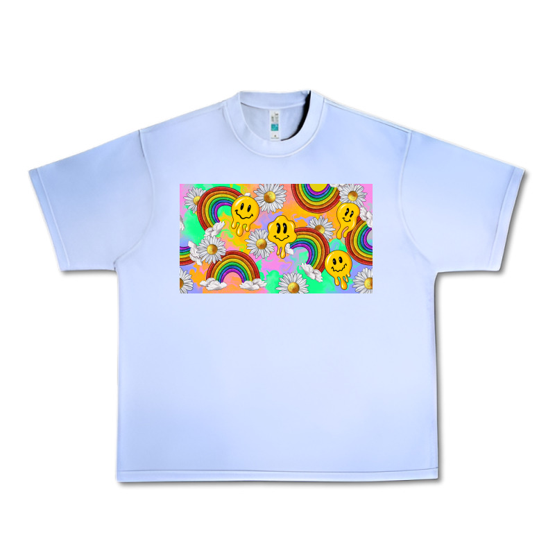 Smile Faces And Rainbow And Daisys Urban Heavy Tee by TumblerDesignByShophia | Teevron