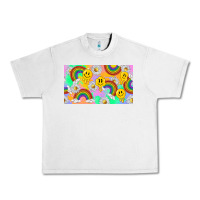 Lunar Rock smile faces and rainbow and daisys Urban Heavy Tee - TumblerDesignByShophia