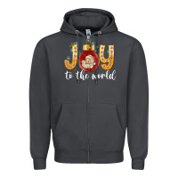 Smoke Joy To The World Zipper Hoodie - CowhideDigitalArt