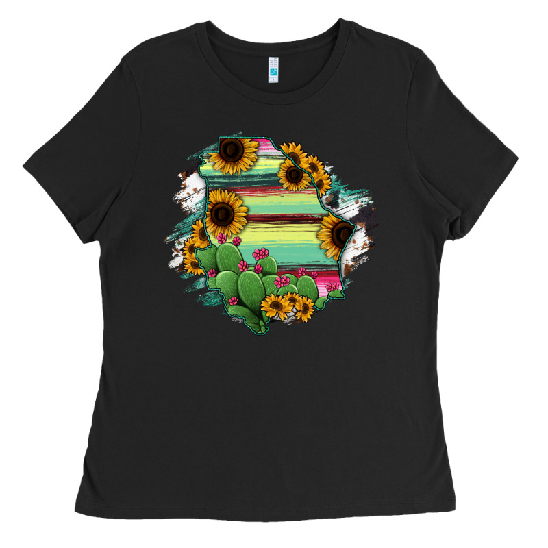 Chihuahua State Of Mexico Map Ladies Tee by RanaPortraitStore | Teevron
