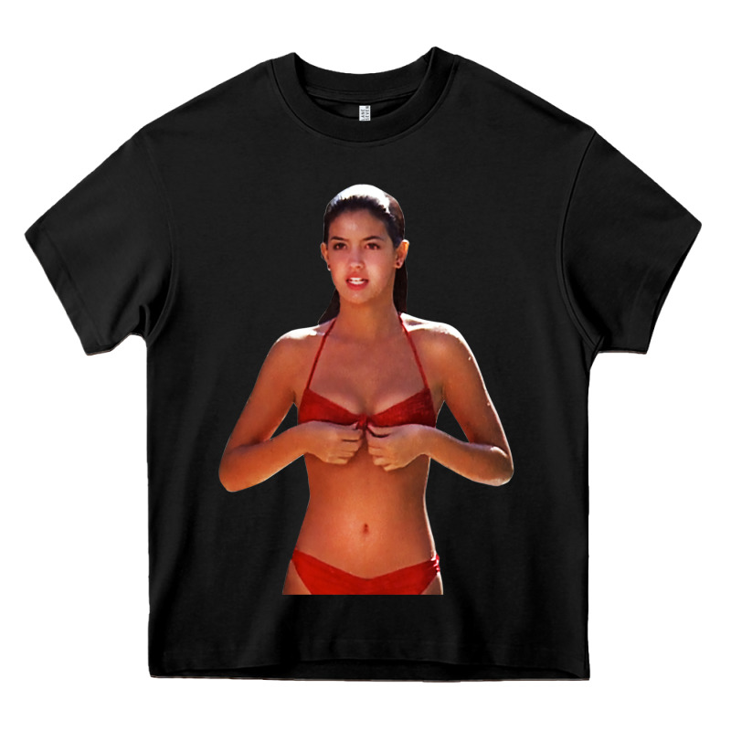 Zunvyntee Phoebe Cates Red Bikini Ridgemont Heavy Core Tee by lanVoArt | Teevron