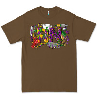 Cacao RN Registered Nurse Mardi Gras Premium Tee - LillyAllenDesigns