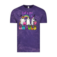 Cloud Purple Let's go ghouls Vintage Tee - NancyCooperArtShop