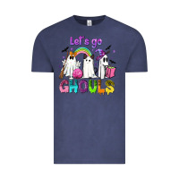 Vintage Denim Let's go ghouls Vintage Tee - NancyCooperArtShop