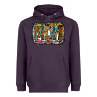 Plum mini western Heavyweight Hoodie - RacoonDesign