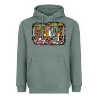 Sage mini western Heavyweight Hoodie - RacoonDesign