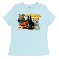 Baby Blue wonderful time of the year halloween Ladies Tee - LillyAllenDesigns
