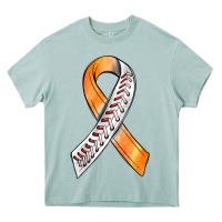 Arona Kidney Cancer Ribbon Baseball Heavy Core Tee - BundleAndBundleShop