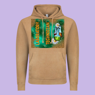 Laboratory Technician Vintage Hoodie Designed By Tumblerdesignbyshophia