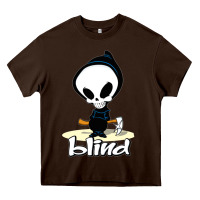 Chocolate Brown Blind Skateboards TShirts Gift For Fans Heavy Core Tee - lanVoArt