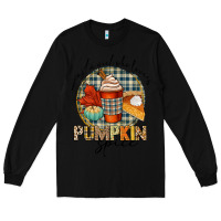 Black just a girl who loves pumpkin spice Long Sleeve Tee - CowGirlArtShop
