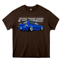 Chocolate Brown r32 Heavy Core Tee - lanVoArt