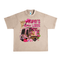 French Oak Cupid's love lodge with truck Valentine's Day Urban Heavy Tee - HowdyJamesFarm