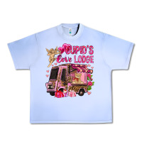 Grape Ice Cupid's love lodge with truck Valentine's Day Urban Heavy Tee - HowdyJamesFarm