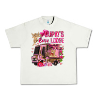 Pistachio Cupid's love lodge with truck Valentine's Day Urban Heavy Tee - HowdyJamesFarm