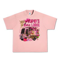 Salmon Cupid's love lodge with truck Valentine's Day Urban Heavy Tee - HowdyJamesFarm