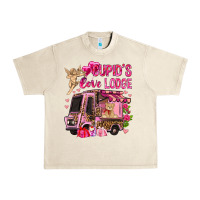 Sandshell Cupid's love lodge with truck Valentine's Day Urban Heavy Tee - HowdyJamesFarm