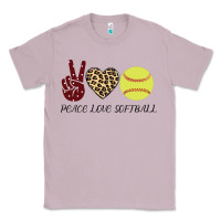 Lilac Peace Love Softball Classic Tee - Bettercallsaul