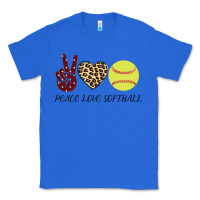 True Royal Peace Love Softball Classic Tee - Bettercallsaul