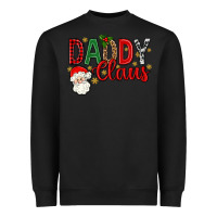 Black Western Daddy Claus Heavyweight Sweatshirt - BundleAndBundleShop