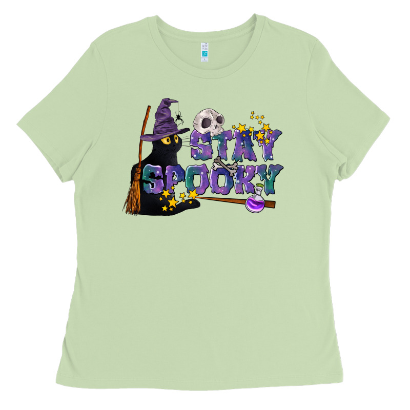 Stay Spooky With Black Cat Ladies Tee by LillyAllenDesigns | Teevron