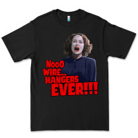 Nooo Wire Hangers.. Ever!!! Vintage Mommie Dearest Quote Print Premium Tee | Teevron
