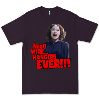 Plum nooo wire hangers.. ever!!! vintage mommie dearest quote print Premium Tee - lanVoArt