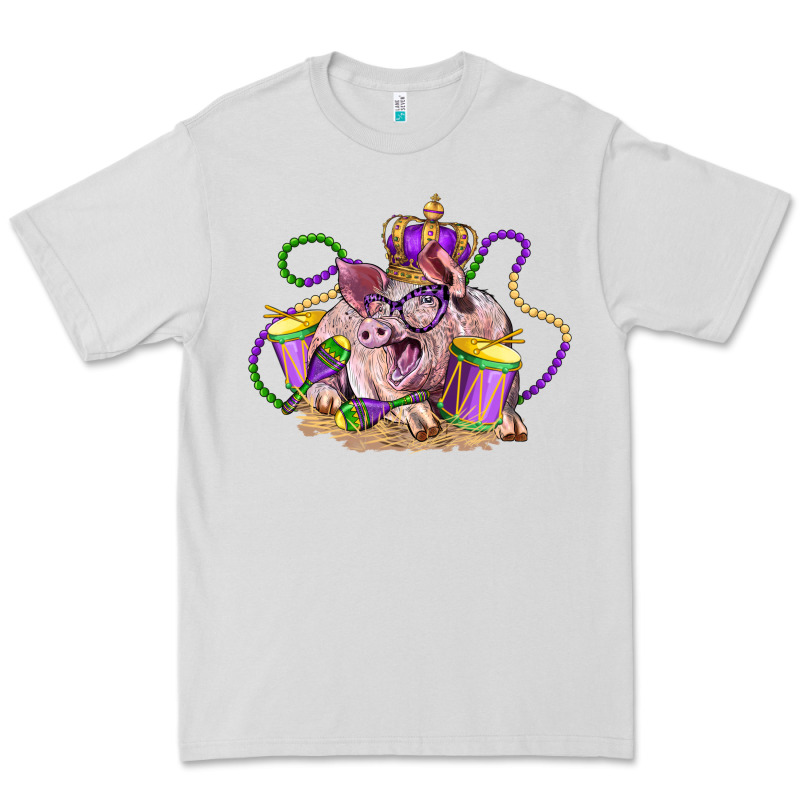 Mardi Gras Pig Premium Tee by LillyAllenDesigns | Teevron