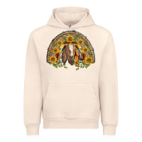 Western Leopard Sunflower Goat Rainbow Urban Hoodie | Teevron