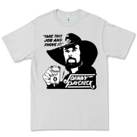 Dove Grey johnny paycheck shirt take this job and shove it vintage country music Premium Tee - lanVoArt