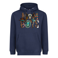 Navy mom of boys Heavyweight Hoodie - RacoonDesign