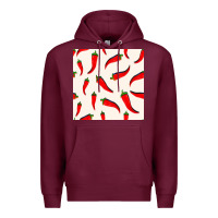 Burgundy mexico seamless pattern Premium Hoodie - FaDigitalArtStudio