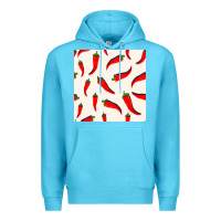 Ocean Blue mexico seamless pattern Premium Hoodie - FaDigitalArtStudio