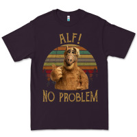 Plum alf alien no problem vintage Premium Tee - lanVoArt