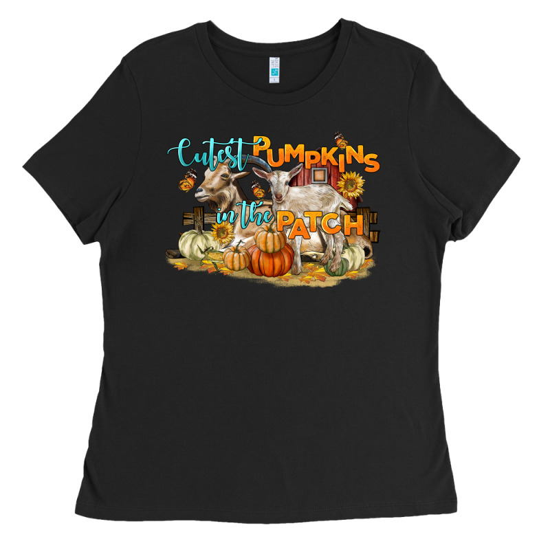 Cutest Pumpkins In The Patch Ladies Tee by LillyAllenDesigns | Teevron