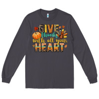 Smoke give thanks with all your heart Long Sleeve Tee - CowGirlArtShop