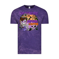 Cloud Purple Nightmare before the coffee halloween Vintage Tee - NancyCooperArtShop
