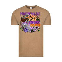 Vintage Coffee Nightmare before the coffee halloween Vintage Tee - NancyCooperArtShop