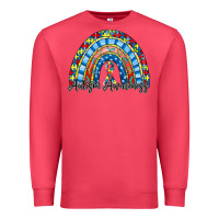 Cardinal autism awareness rainbow Premium Sweatshirt - RacoonDesign