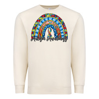 Sandshell autism awareness rainbow Premium Sweatshirt - RacoonDesign