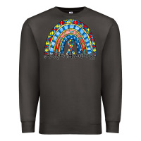 Smoke autism awareness rainbow Premium Sweatshirt - RacoonDesign