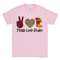 Bubblegum Pink Peace Love Rodeo Classic Tee - Bettercallsaul