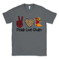 Charcoal Heather Peace Love Rodeo Classic Tee - Bettercallsaul