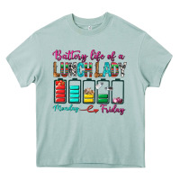 Arona Battery Life Of A lunch Lady Heavy Core Tee - BundleAndBundleShop