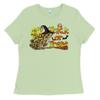 Matcha Trick Or Treat With Frog Ladies Tee - LillyAllenDesigns