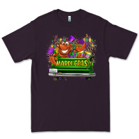 Plum Mardi Gras truck Premium Tee - LillyAllenDesigns