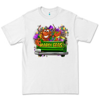 White Mardi Gras truck Premium Tee - LillyAllenDesigns